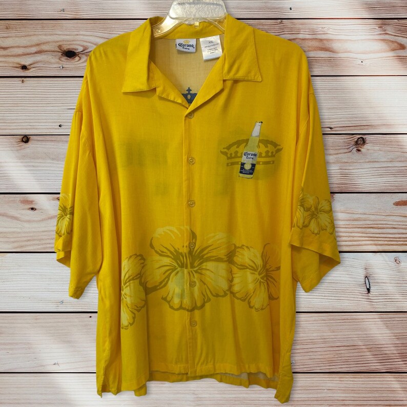 Corona Beer Button Down Shirt Etsy