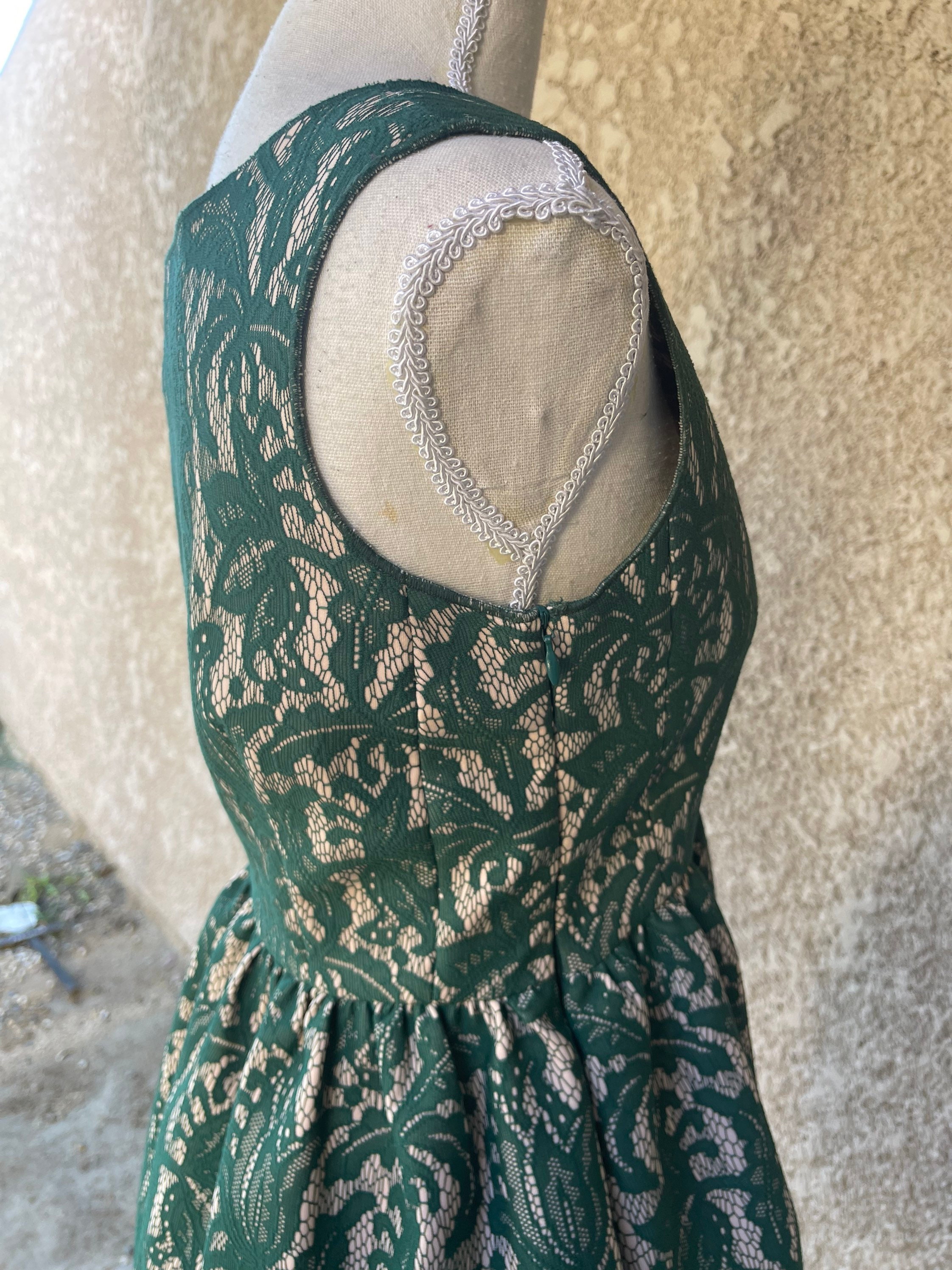 Zara Woman Green Lace Dress - Etsy