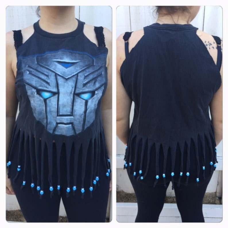 Transformers Bulkhead Handcrafted Halter Top