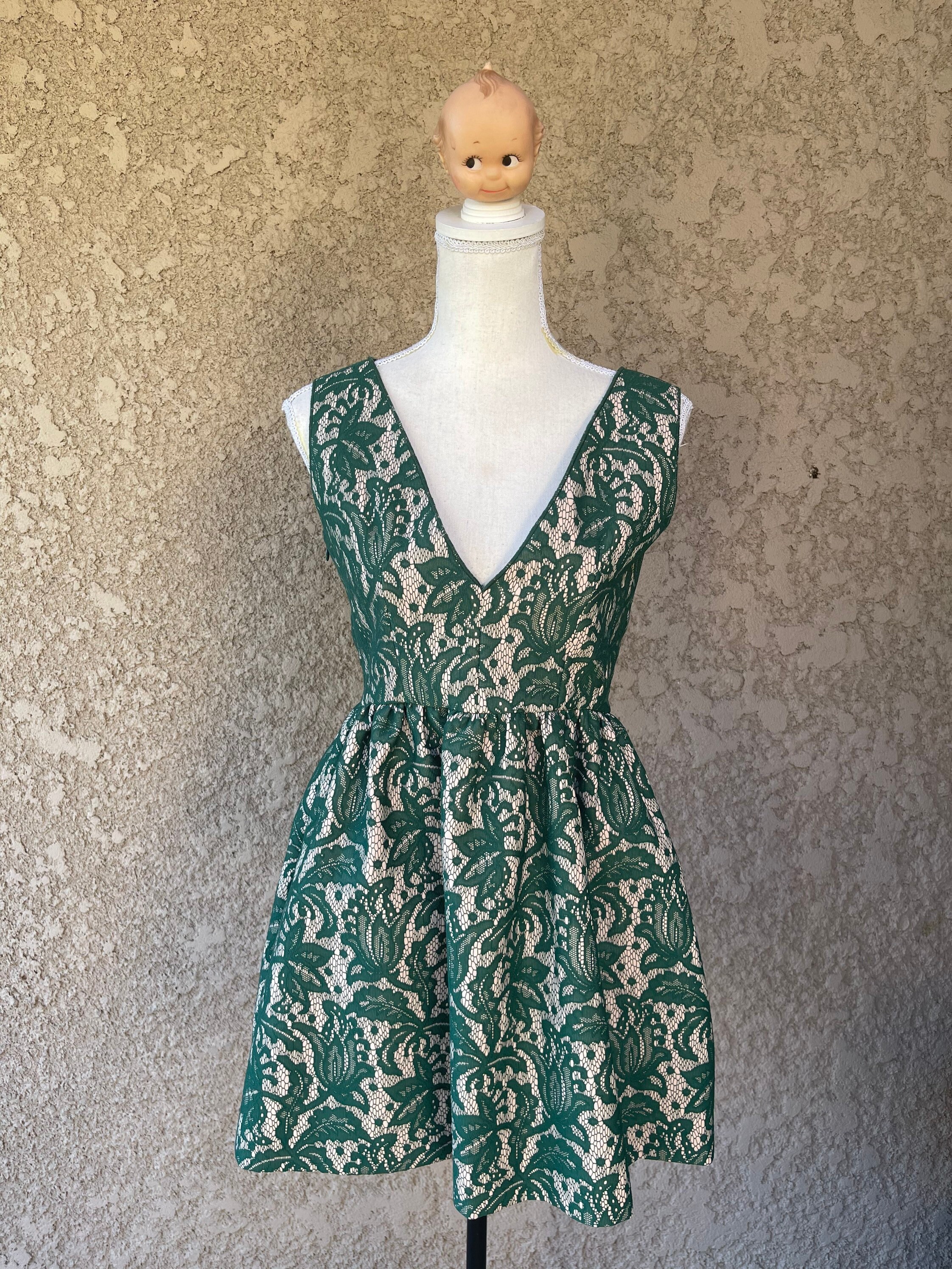 Zara Woman Green Lace Dress - Etsy