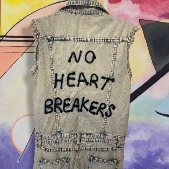 No Heartbreakers Denim Jumpsuit - image 1