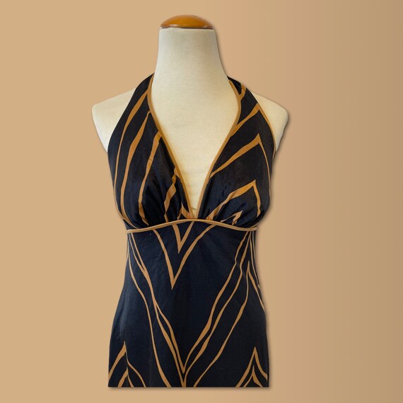 Vintage 70s Deweese Designs Bathing Suit Sundress - image 6