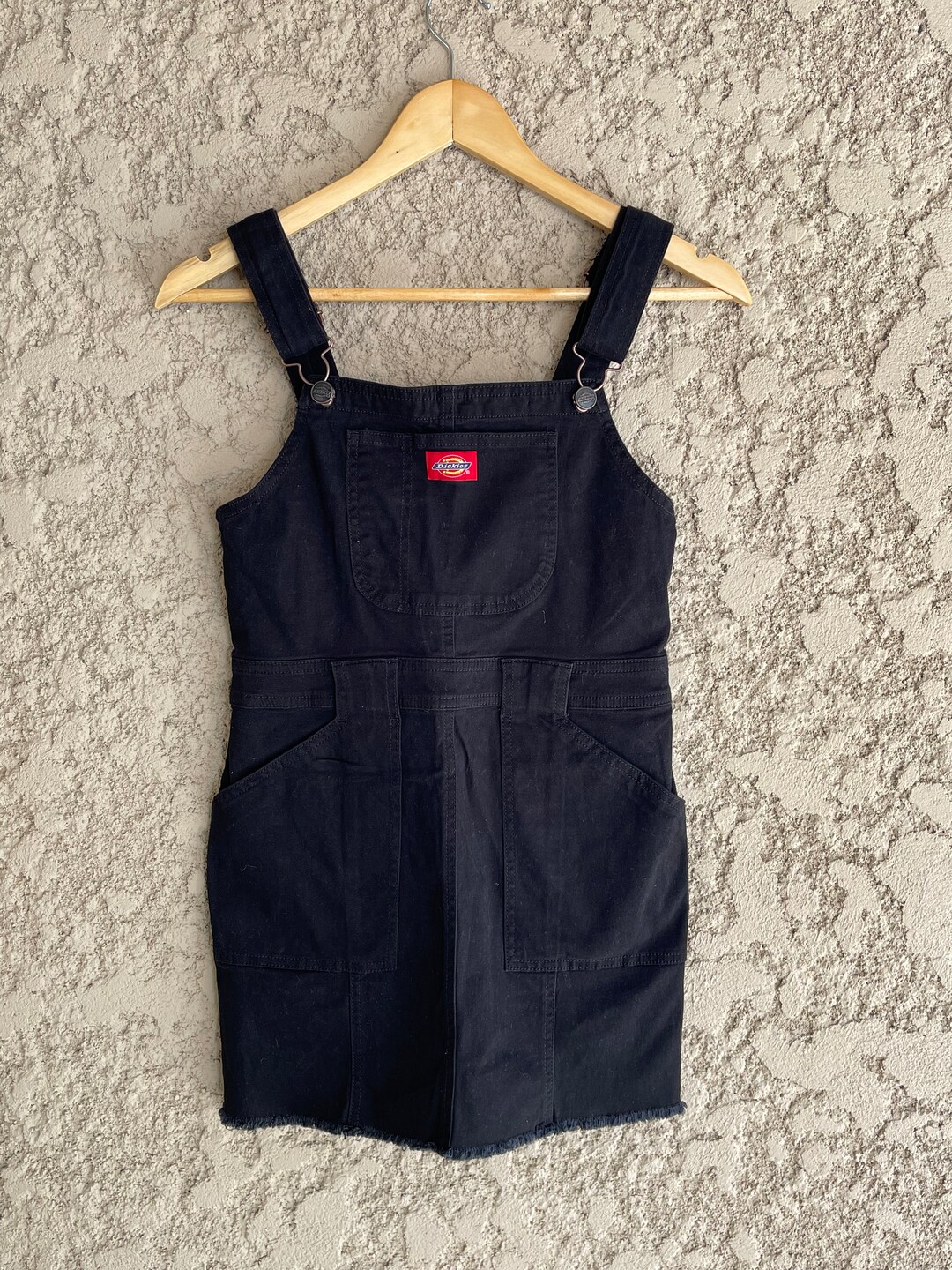 Black Dickies Overall Dress, New With Tags, Women's Size Large Etsy