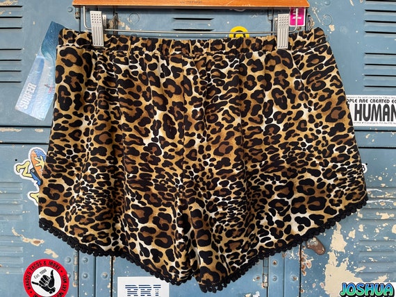 Y2K Soft Leopard Print Shorts, Leopard Booty Shor… - image 7