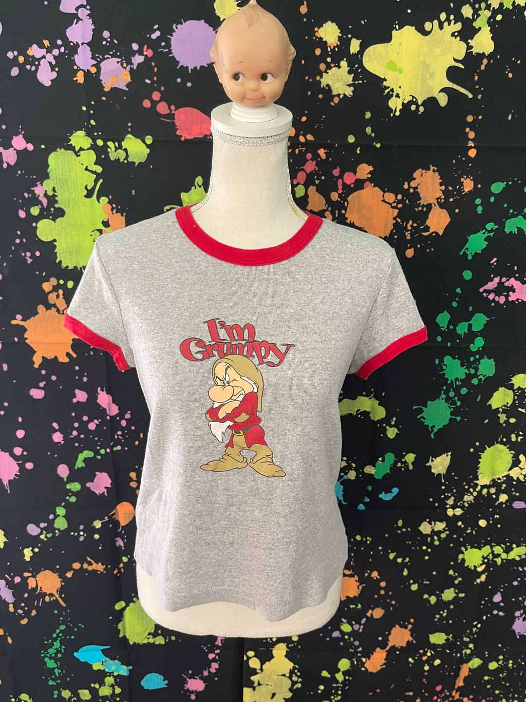 Early 2000s Grumpy From the Seven Dwarfs From Snow White Disney T-shirt ...