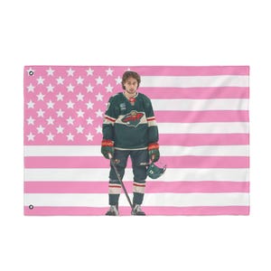 Haunted Quinn Flagge | Hockey Doppelseitige Flagge