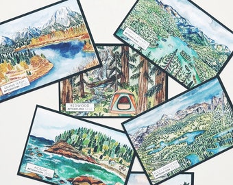 National Parks Post Card Pack