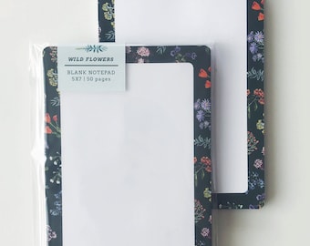 Wildflowers 5x7 Notepad