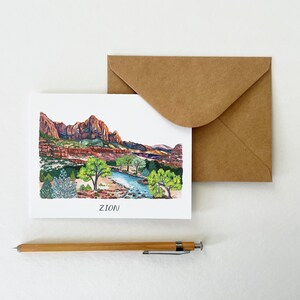 Zion National Park Greeting Card