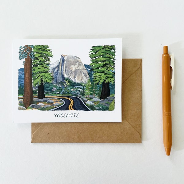 Yosemite National Park Greeting Card