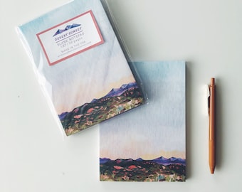 Desert Sunset 5x7 Notepad