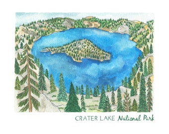 Crater Lake National Park Print