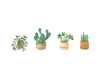 House Plants 8x10 Art Print