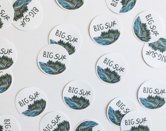 Big Sur Circle Sticker