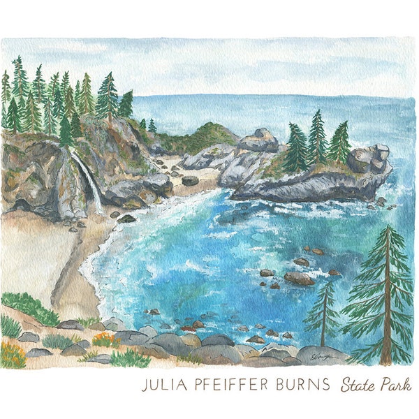 Julia Pfeiffer Burns State Park Print