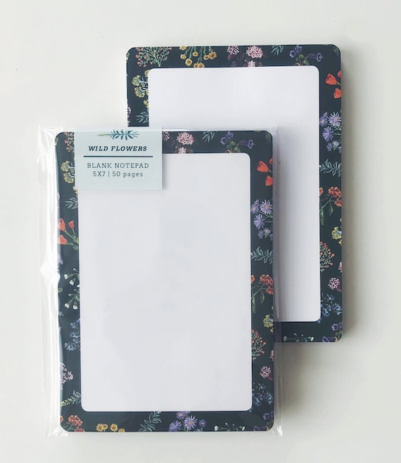 Wildflowers 5x7 Notepad