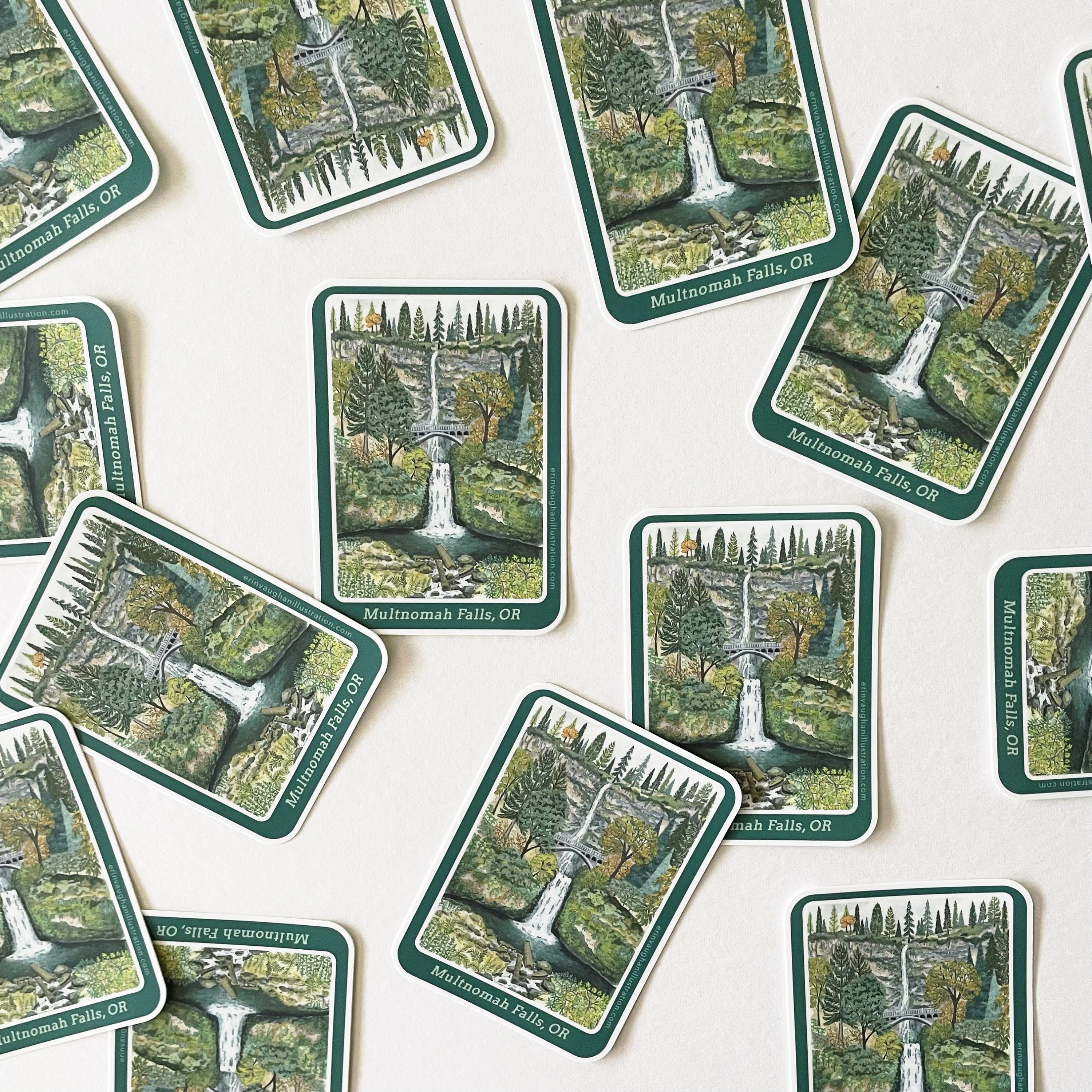 Multnomah Falls Sticker - Etsy