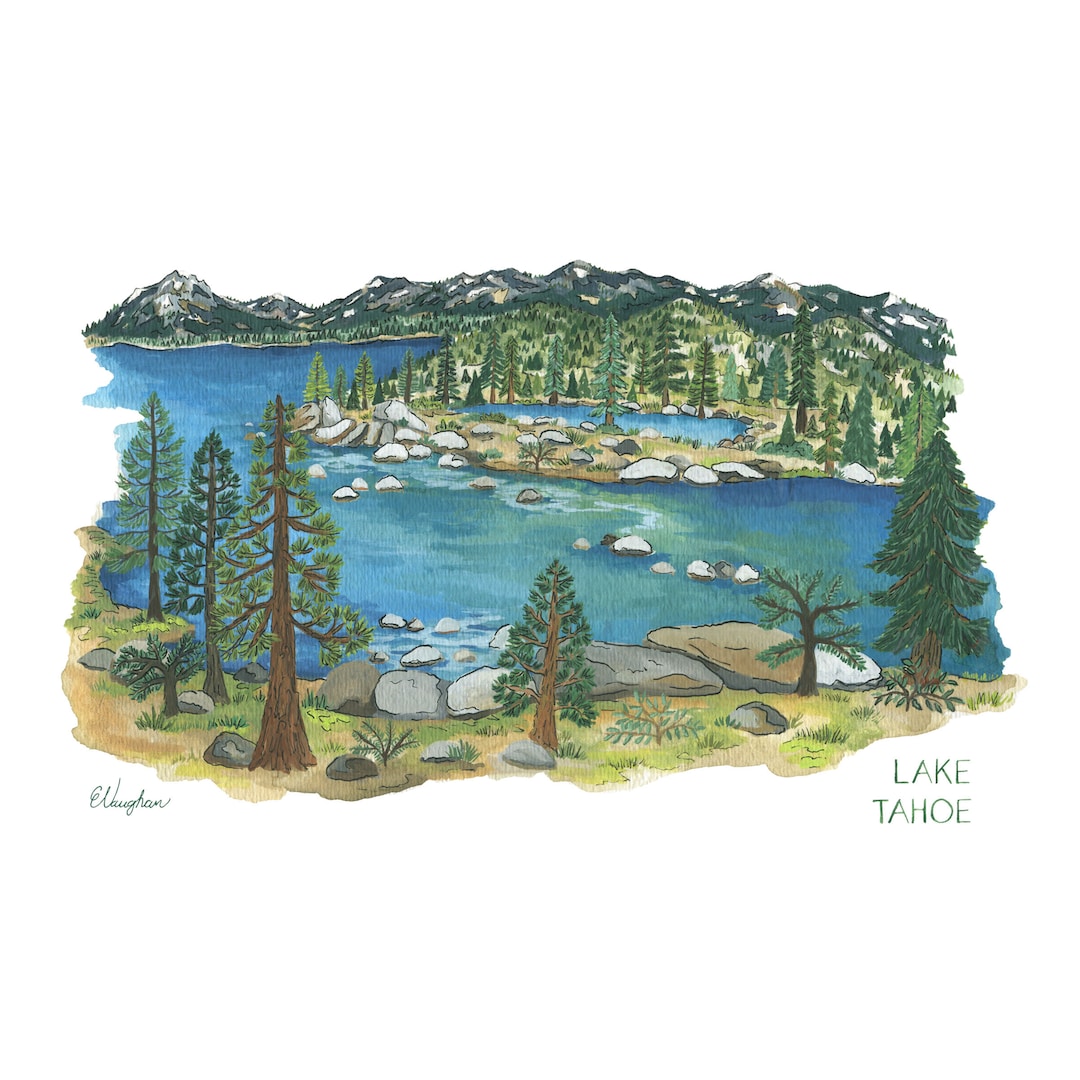 Lake Tahoe Print - Etsy