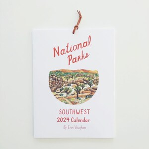 2024 Southwest National Park Calendar