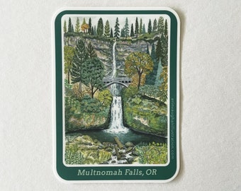 Multnomah Falls Sticker