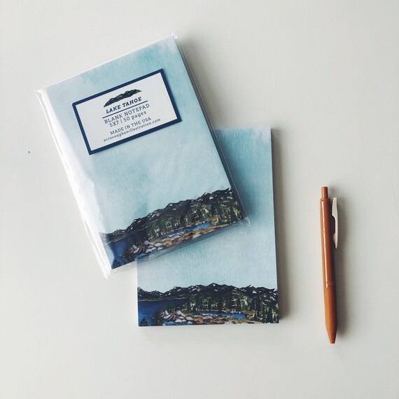 Lake Tahoe 5x7 Notepad
