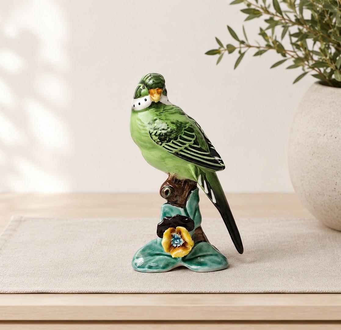 Vintage Budgie Figurine - Etsy UK