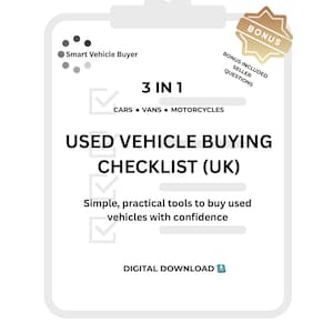 中古車購入チェックリスト（英国） - 車、バン、バイク - 詳細点検ガイド