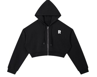 Resisdance Cropped Zip-Up Hoodie