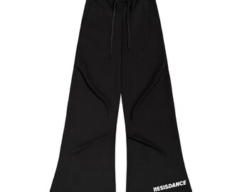 Rear-sisdance Wide Leg Drawstring Sweatpants