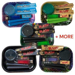 CUSTOMISED rolling tray set - choice of 7 different sets