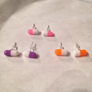 Happy Pills Post Earrings