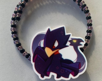 Anime Hero School Inspired Emo Bird Boy Wrap Bracelet *FREE DOMESTIC SHIPPING*