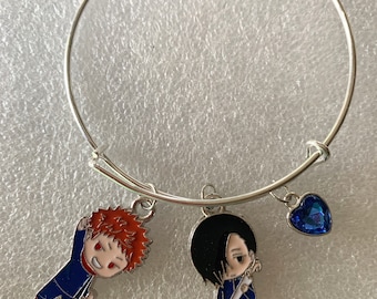 J J K Inspired Yuuji and Junpei  Bangle Bracelet *Free Domestic Shipping*