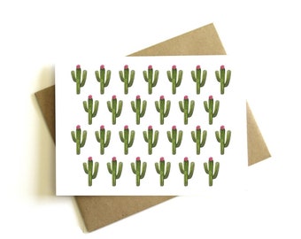 Cactus Note Cards - Cactus Stationery Set, Succulent Note Cards, Cactus, Note Card Set