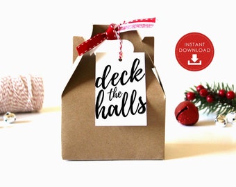 Afdrukbare Kerst Cadeau Tags - Afdrukbare Kerst Tags, Gift Tags, Holiday Gift Tags, Xmas Tags, Kerst wrapping, Gift Wrap, Tags