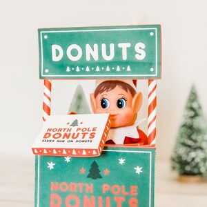 Elf Printable Donut Stand Printable Elf Props, Printable Elf ...