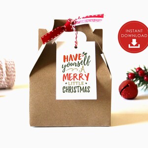 Etiquetas de regalo de Navidad imprimibles - Etiquetas de Navidad, Etiquetas de regalo, Etiquetas de regalo de Navidad, Imprimible de Navidad, Envoltura de regalo de Navidad