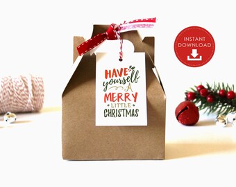 Printable Christmas Gift Tags - Christmas Tags, Gift Tags, Holiday Gift Tags, Christmas Printable, Christmas Wrapping, Christmas Gift Wrap