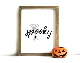 Halloween Printable Sign - Halloween Wall Art, Printable Art, Halloween, Spooky, Halloween Decor, Halloween Printable Art, Instant Download