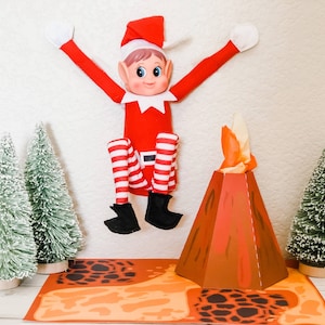 Elf Printable The Floor is Lava Set - Printable Elf Prop, Printable Elf Accessories, Printable Elf Kit, Elf Prop, Elf Kit, The Floor is Lava