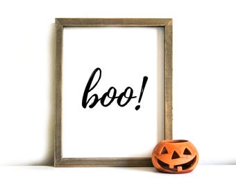 Halloween Printable Sign - Halloween Wall Art, Printable Art, Halloween, Boo, Halloween Decor, Halloween Printable Art, Instant Download