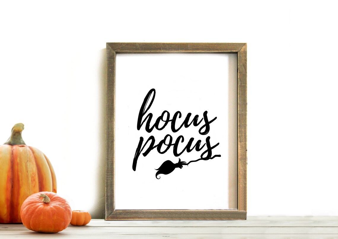 Halloween Printable Sign Halloween Wall Art Printable Art | Etsy