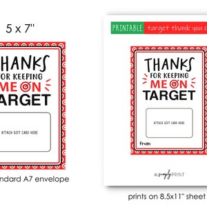 Printable Thank You Gift Card Holder - Printable Thank You Card ...