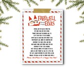 Elf Goodbye Letter Printable, Elf Goodbye Note, Farewell From Your Elf, Choose Your Elf, Elf Letter, Elf Note, Elf Goodbye, Printable, Elves