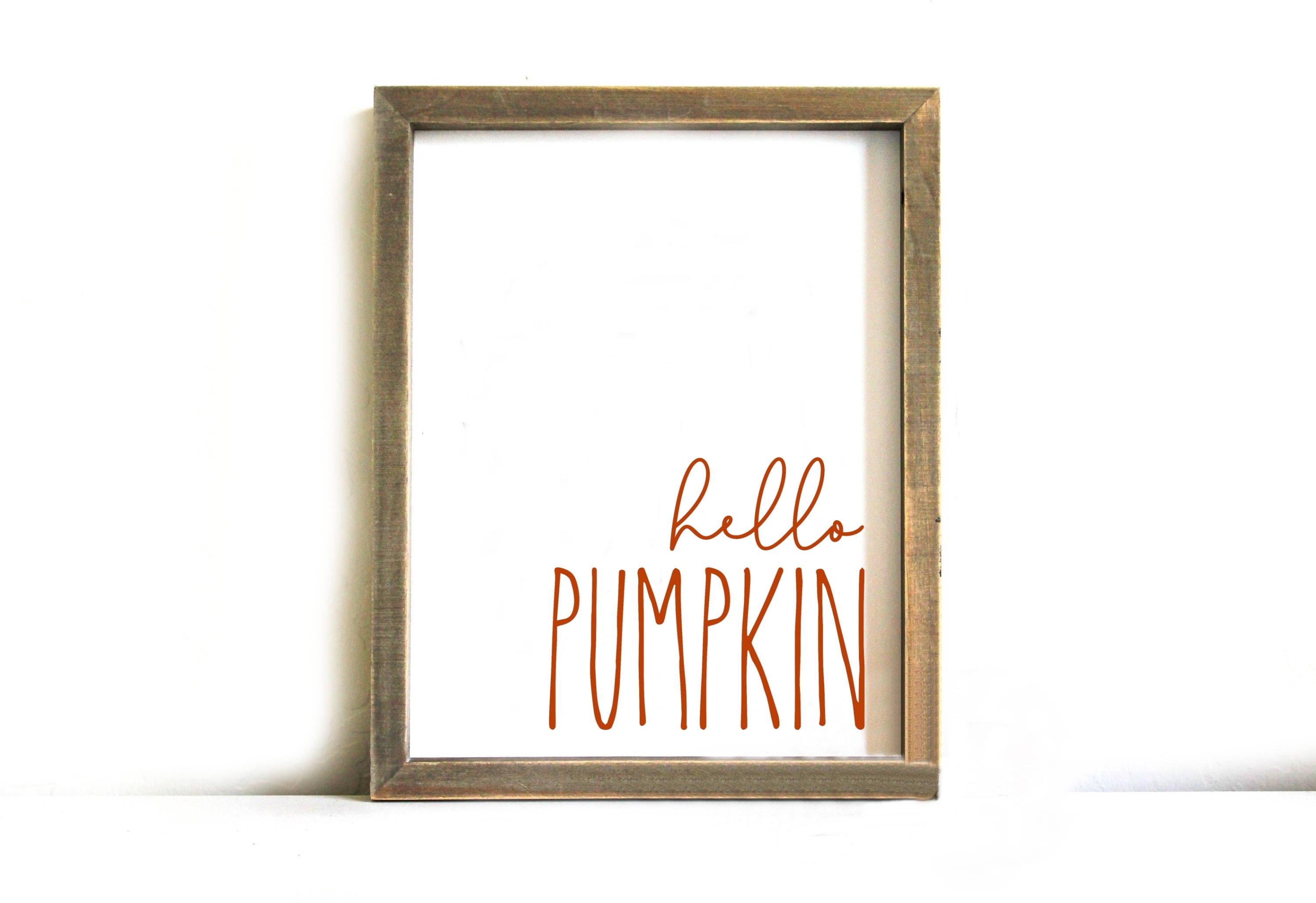 October Sign Print Fall Printable Sign - Fall Wall Art, Printable Art, Autumn, Fall ...