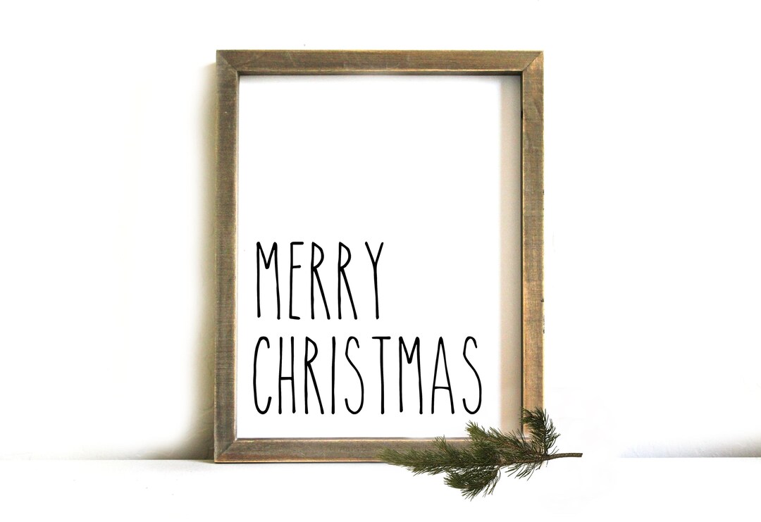 Christmas Printable Wall Art Christmas Sign, Printable Art, Christmas ...