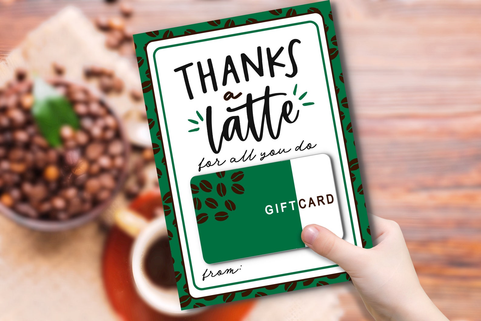 Printable Thank You Gift Card Holder Printable Thank You - Etsy