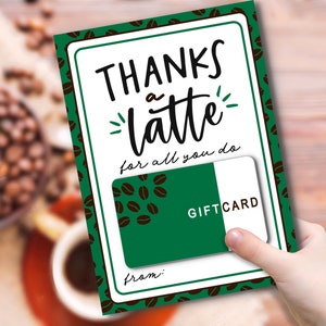 Printable Thank You Gift Card Holder - Printable Thank You Card ...