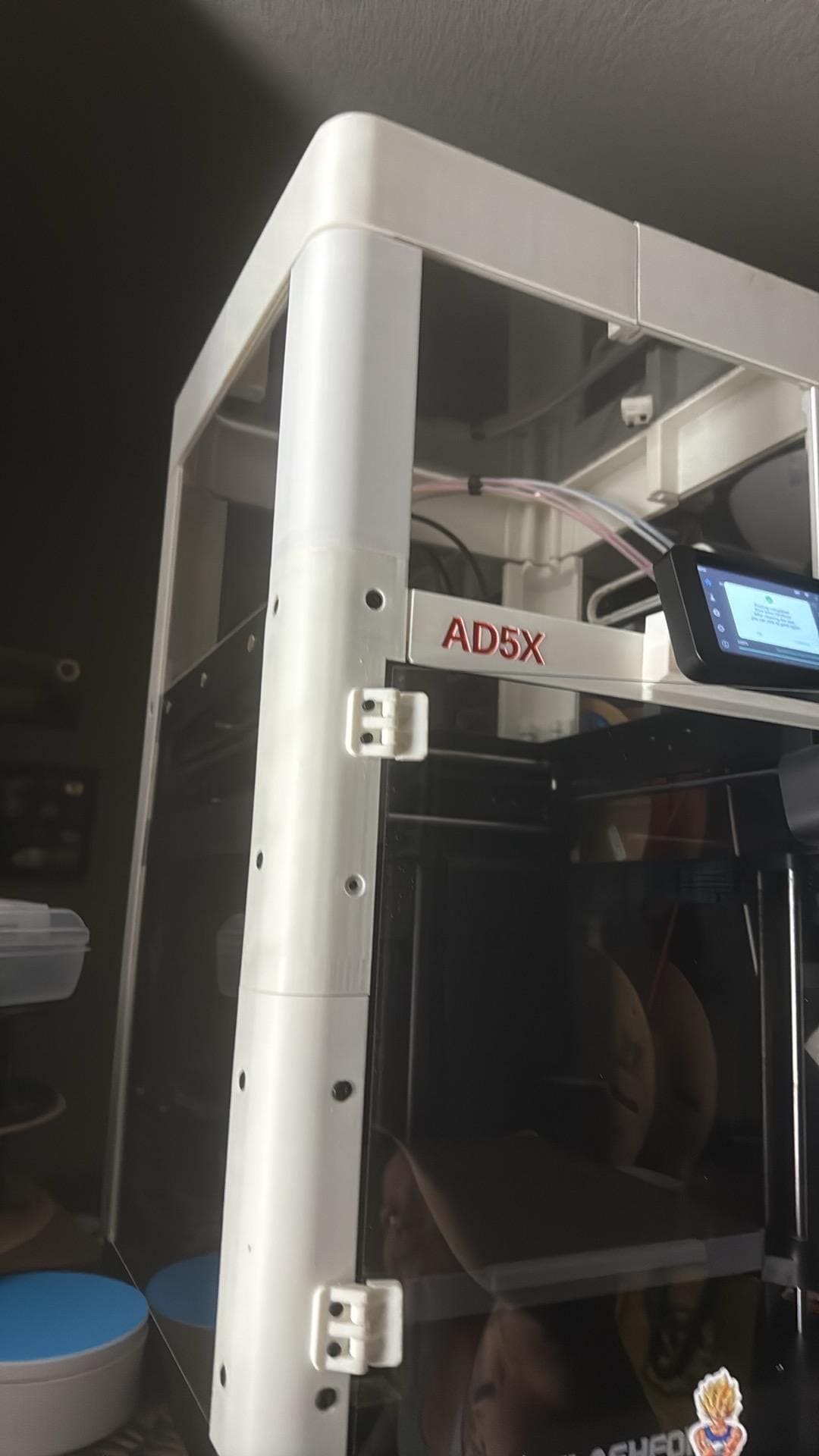 Flash Forge AD5X Printable Enclosure System (basic) With Riser ...