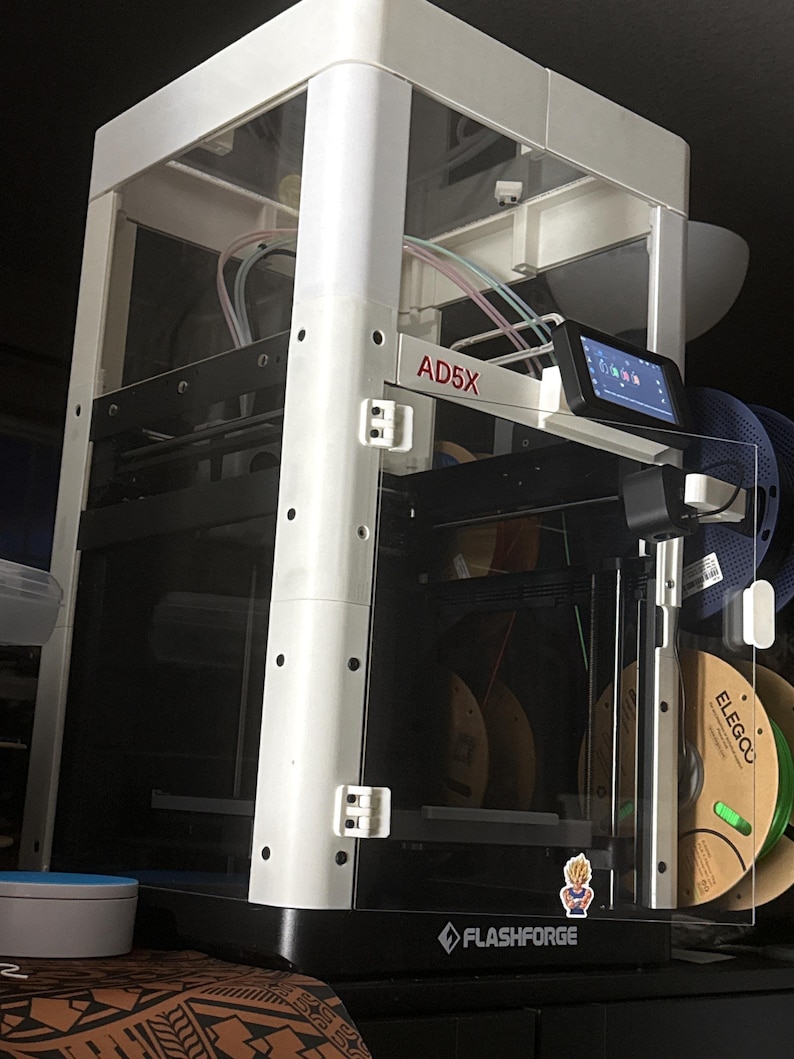 Flash Forge AD5X Printable Enclosure System (basic) With Riser ...